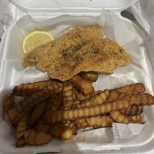 Fried catfish