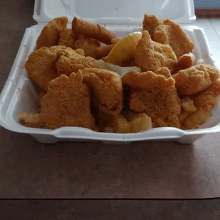 Catfish nuggets...so good.