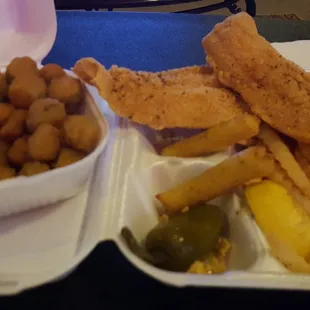 Fish basket and order of okra