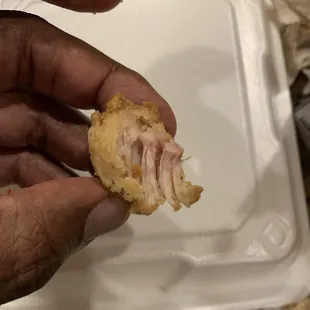 Raw chicken