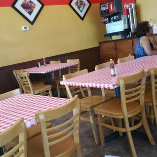Dining area could be more tidy