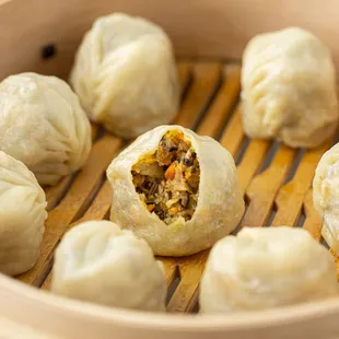 Steamed Vegan dumplings