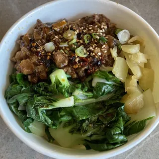 Mushroom Meat Sauce Rice Bowl