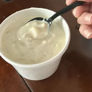 New England Clam Chowder (bowl)