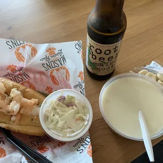 *Garlicky Buttery Shrimp Roll