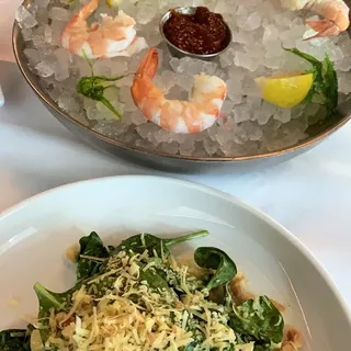 Yuzu Poached Shrimp, Texas Gulf Giants (4)