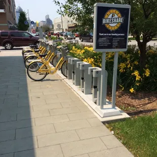 Pacers bike share stations along Mass Ave