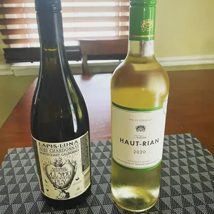 Chardonnay and a Bordeaux Blanc