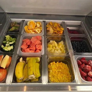 Everything is made with Fresh Fruit.. No artificial flavors