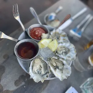 West cost oysters, on regular menu