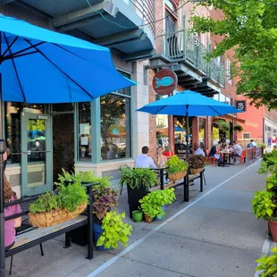 Outside seating
