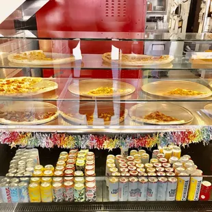 Pizza display