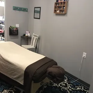 Part of the massage suite