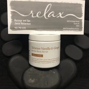 Body scrubs, hot rocks, and gift certificates
