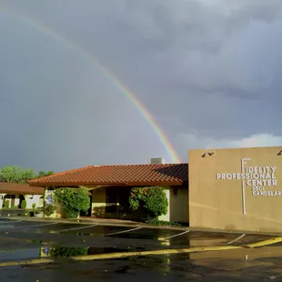 Located inside Fidelity Plaza, at the NE corner of Candelaria &amp; Wyoming.