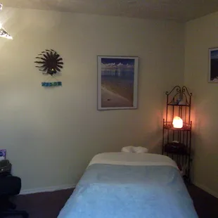 One of the relaxing rooms at Massage Place.
