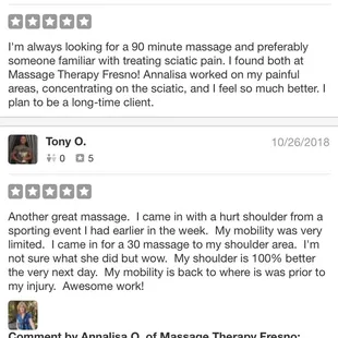 Yelp review