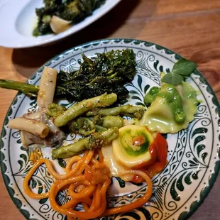 A mix of all the pastas we ordered. Corteccia and Mezzalune were the best.