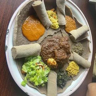 First time eating eritrean food and it was DELICIOUS. Not expensive at all, very tasteful and perfect amount of spiciness.