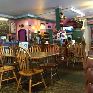 Warm and friendly inside.