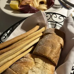 Bread and calamari