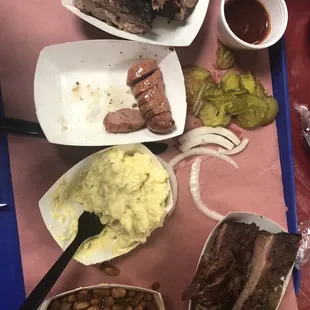 BBQ from Massey's in Alvarado  So good!