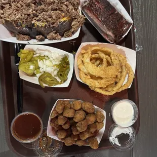 Loaded Baked Potato/Ribs!