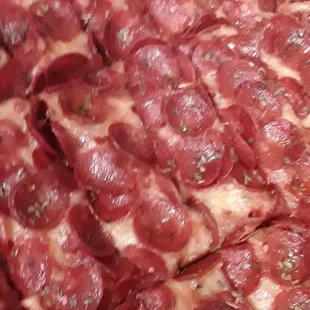 Pepperoni everywhere