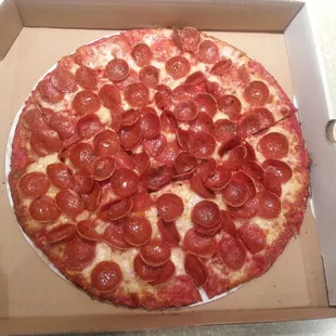 Medium pep &amp; cheese