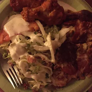 The salad and wings were great though. Kinda sad the pizza was the worst considering they are a pizza place