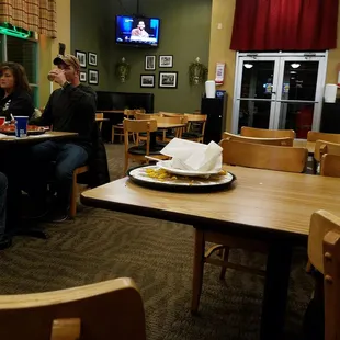 Another part of the dining area. Back left is the black booth I mentioned.