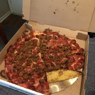 Perfect pizza cook time.