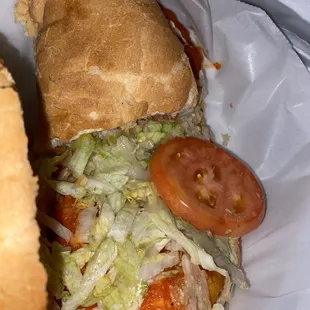 Buffalo chicken sandwich