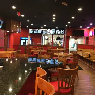 sushi and sashimi, interior