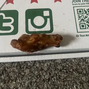 chicken wings and fried chicken