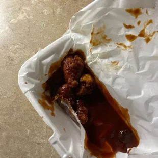 Looks like chicken nuggets to me