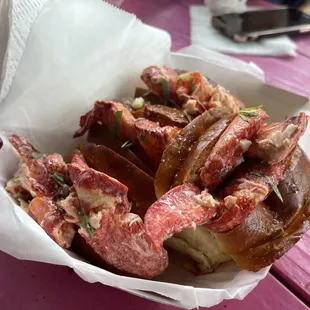 Second helping of Lobster flight with all Maine Lobster Rolls -- Delicious!!