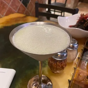 Pistachio martini