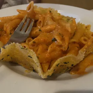 Penne a la vodka iirc