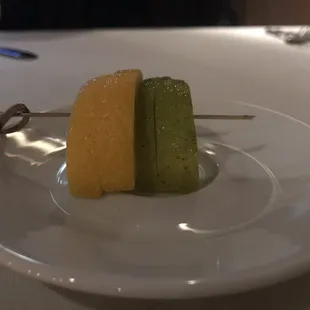 Lemon and lime wedges for water