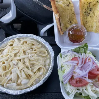 Fettuccine Chicken Alfredo Dinner