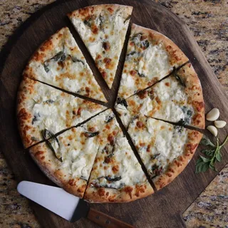 Four Cheese White Pizza