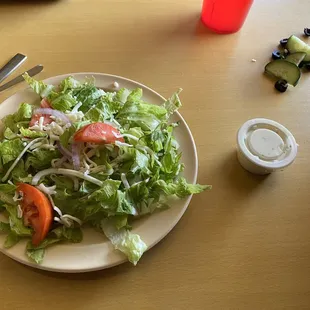 Not a fan of their version of the garden salad.