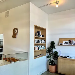 the interior of a coffee shop