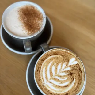 The best chia I have ever had and a delicious seasonal latte.