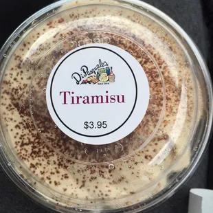 Tiramisu comes frozen