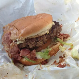 Pastrami burger.