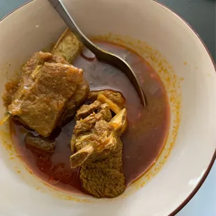 Goat Curry - this is half the portion