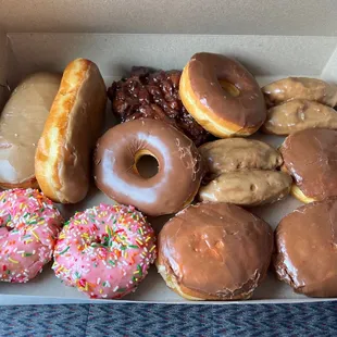 Dozen mixed donuts