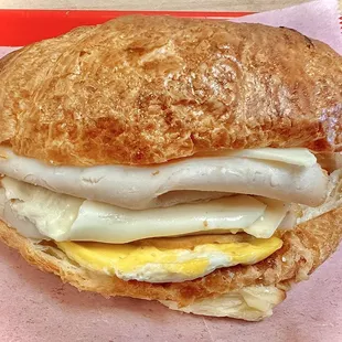 Turkey Egg &amp; Cheese croissant